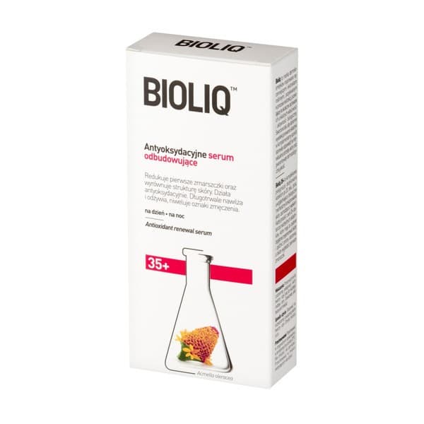 Antyoksydacyjne serum odbudowujące o działaniu przeciwzmarszczkowym 35+ Bioliq