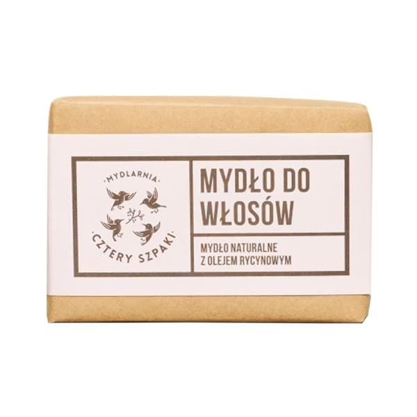 Mydlarnia 4 Szpaki, Naturalne mydło w kostce do włosów