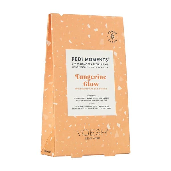 zestaw do 4-etapowego pedicure, tangerine glow