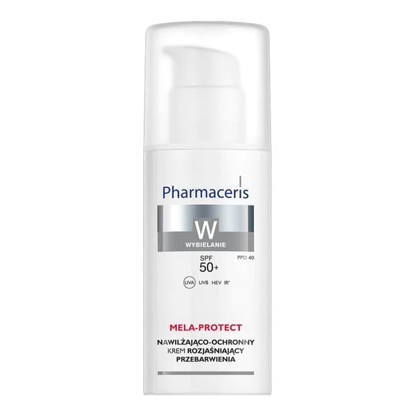 W Mela-Protect, nawilżająco-ochronny krem rozjaśniający przebarwienia SPF50+