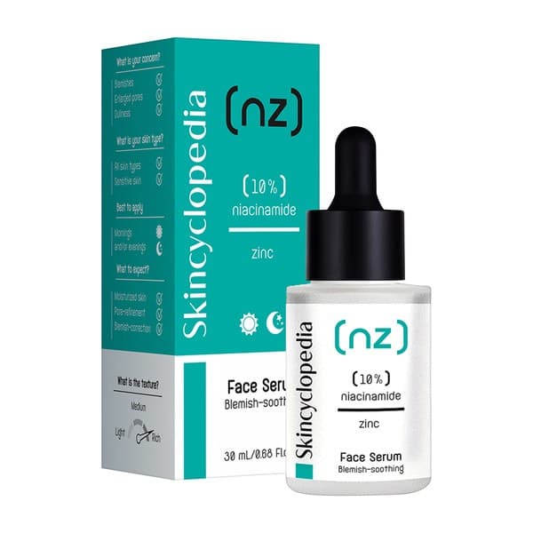 serum przeciw niedoskonałościom z 10% niacynamidem i 1% cynkiem
