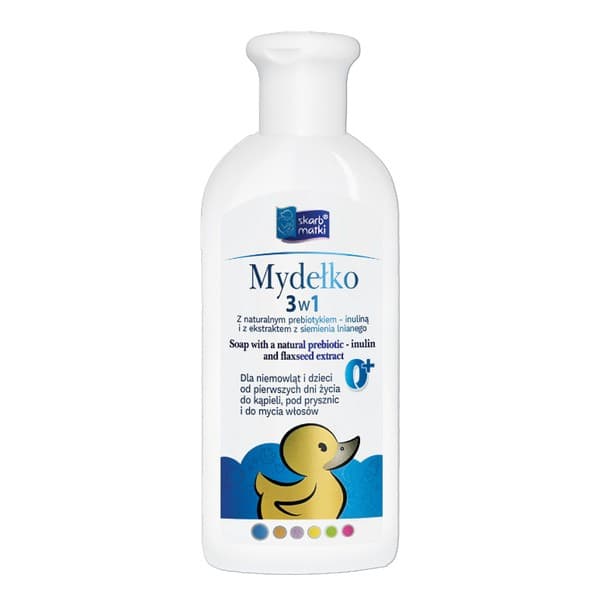 Matki, mydełko 3w1 dla niemowląt i dzieci