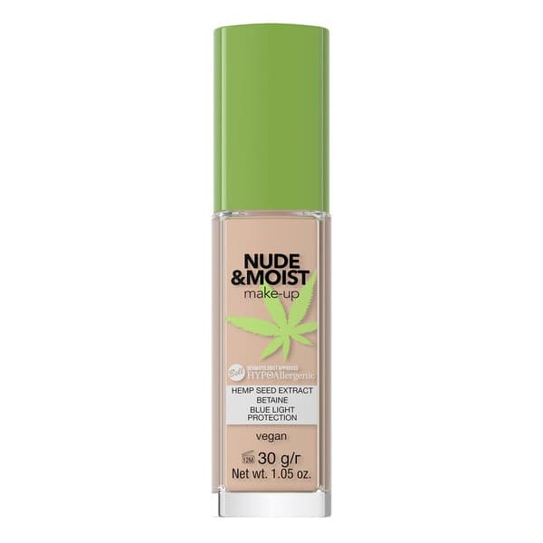 Nude&Moist Make-Up, fluid nawilżająco - odżywczy 04