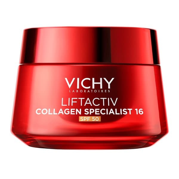 Liftactiv Collagen Specialist, krem SPF 50 redukujący 16 oznak starzenia