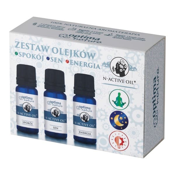 N-Active oil, zestaw Spokój & Sen & Energia