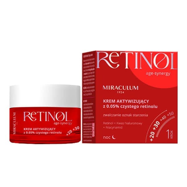 Retinol Age-Synergy, krem do twarzy z 0,05% retinolem, na noc