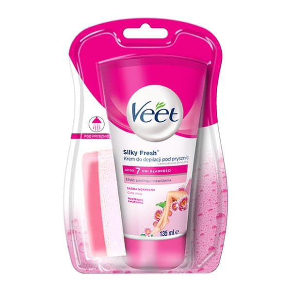 Silky Fresh, krem do depilacji pod prysznic, skóra normalna