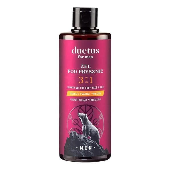 For Men, energetyzujący żel pod prysznic 3w1