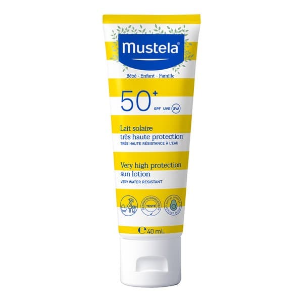Bebe-Enfant, mleczko przeciwsłoneczne, bardzo wysoka ochrona, SPF50+