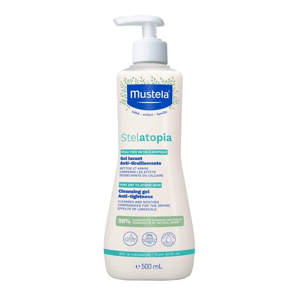 Żel do mycia z organicznym destylatem oleju słonecznikowego Stelatopia Mustela