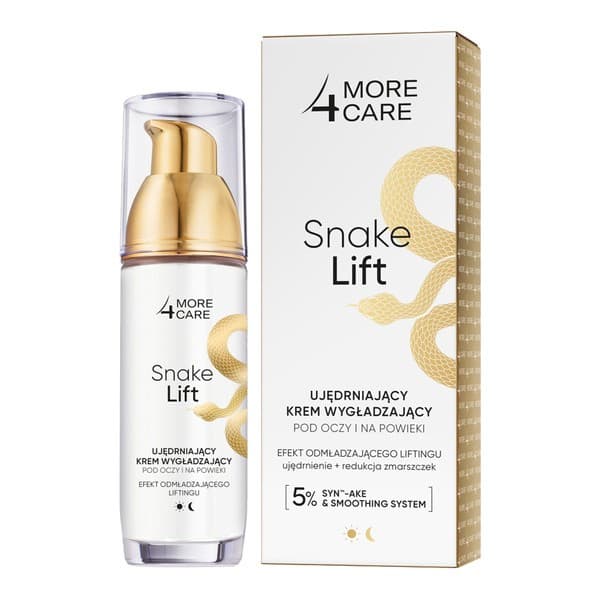 Snake Lift, ujędrniający krem wygładzający pod oczy i na powieki