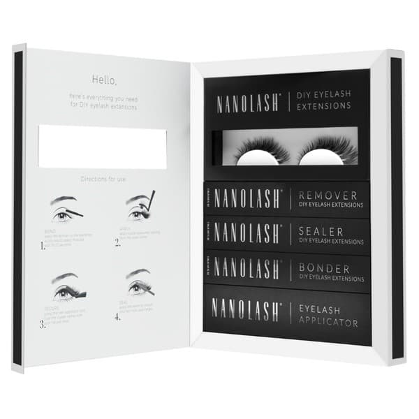 DIY Eyelash Extensions Starter Kit, zestaw startowy do aplikacji sztucznych rzęs, Fantasy