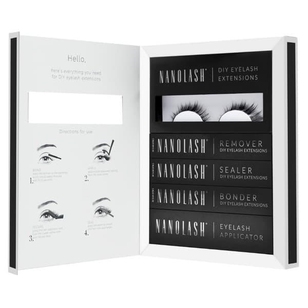 DIY Eyelash Extensions Starter Kit, zestaw startowy do aplikacji sztucznych rzęs, Divine