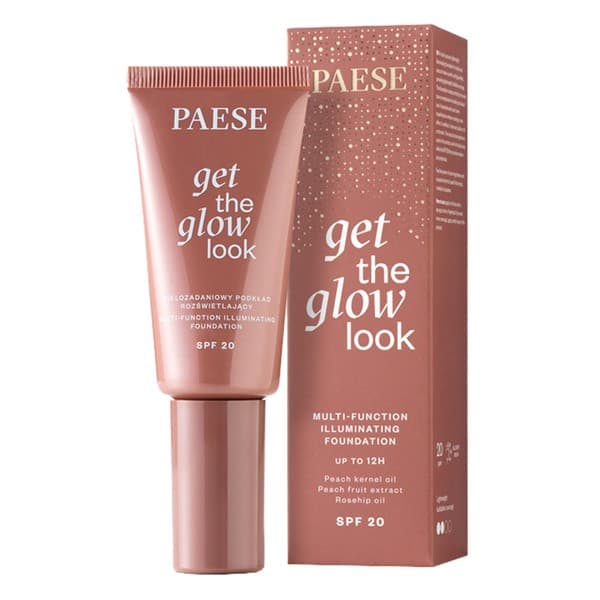 GET THE GLOW LOOK SPF 20 Wielozadaniowy podkład rozświetlający - 1N Light Beige