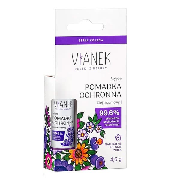 kojąca pomadka ochronna
