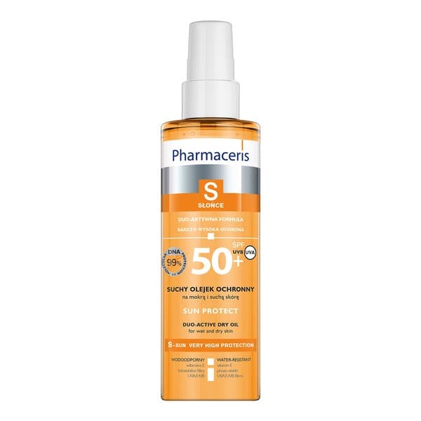 S, suchy olejek ochronny do ciała SPF 50+