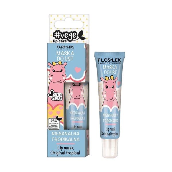 Flos-Lek, Vege Lip Care, maska, do ust, niebanalna tropikalna