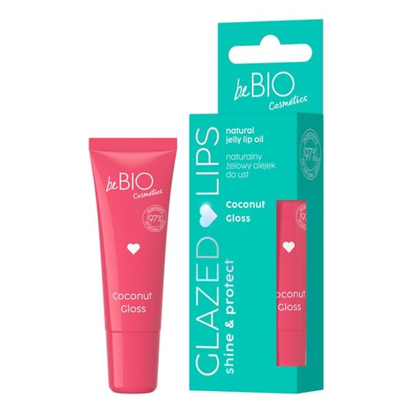 Glazed Lips, żelowy olejek do ust, coconut gloss