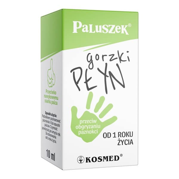 Paluszek, gorzki płyn przeciw obgryzaniu paznokci