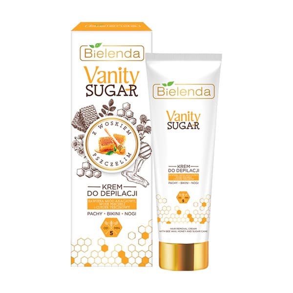 Vanity Sugar, krem do depilacji z woskiem pszczelim
