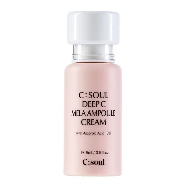 Deep C Mela Ampoule Cream, nawilżający krem-serum do twarzy z witaminą C