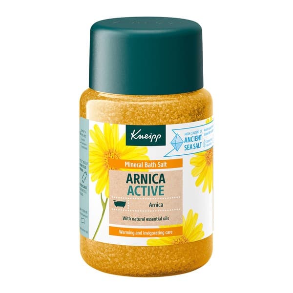 kryształki do kąpieli z soli mineralnej, Arnica Active, arnika