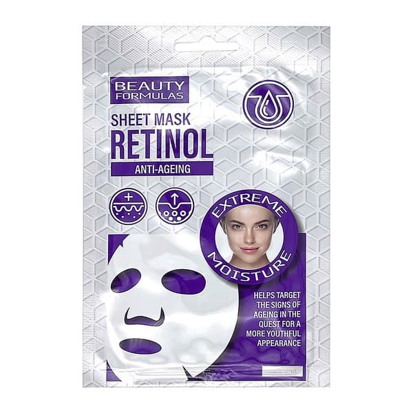 Formulas, maseczka do twarzy w płachcie Anti-Ageing z retinolem