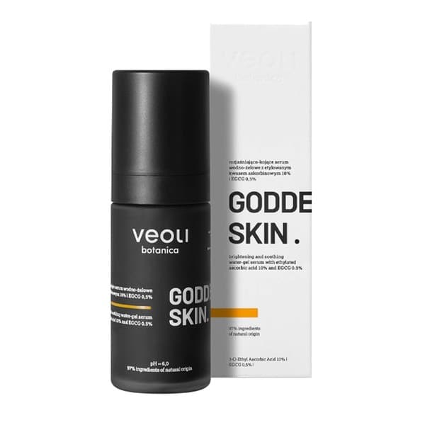 Goddess Skin, rozjaśniająco-kojące serum wodno-żelowe