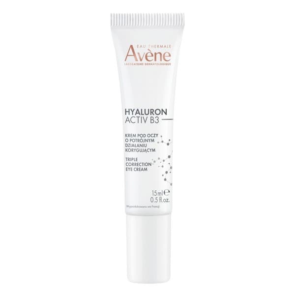 Avene Hyaluron Activ B3, krem pod oczy o potrójnym działaniu