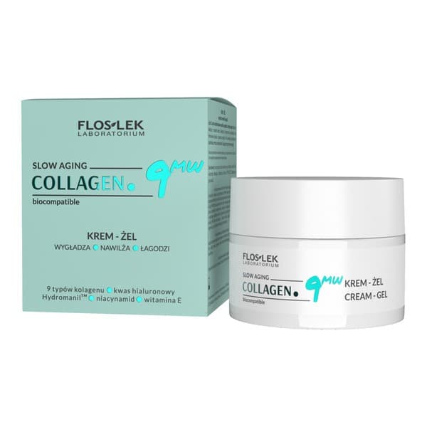 Flos-Lek Collagen.9MW, krem-żel, wygładza nawilża łagodzi