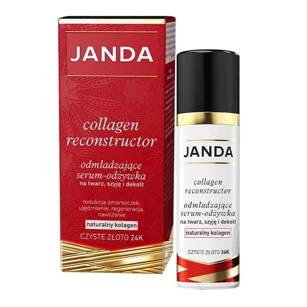 COLLAGEN Kolagenowe serum odżywiające i odmładzajace na twarz szyję i dekolt, dzień/noc