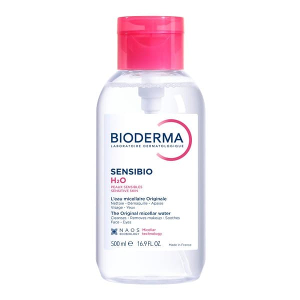 Sensibio H2O, woda micelarna do skóry wrażliwej, butelka z pompką