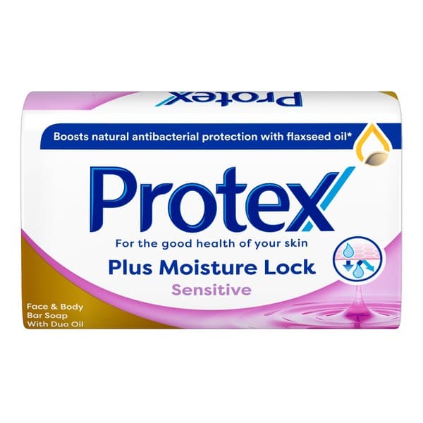 Plus Moisture Lock Sensitive, mydło w kostce