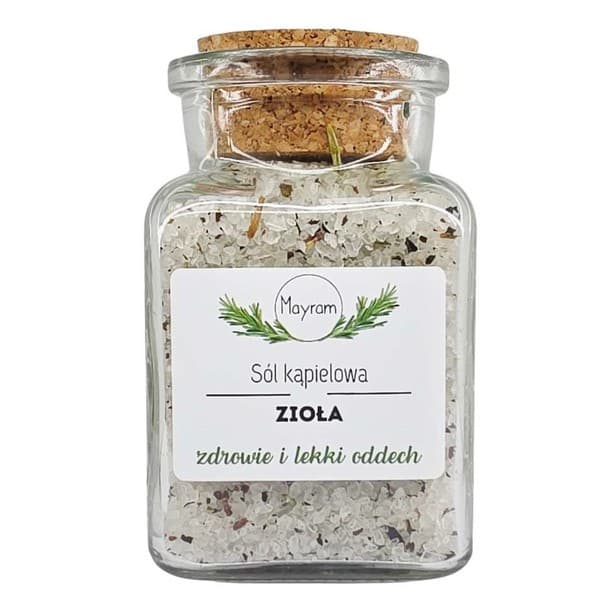 sól do kąpieli, Zioła