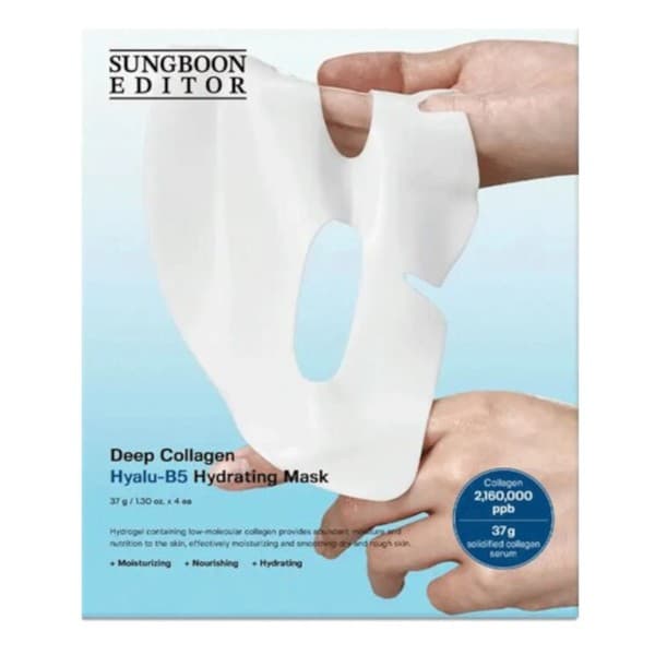 Sungboon Editor, Deep Collagen Hyalu-B5 Hydrating, maska w płachcie