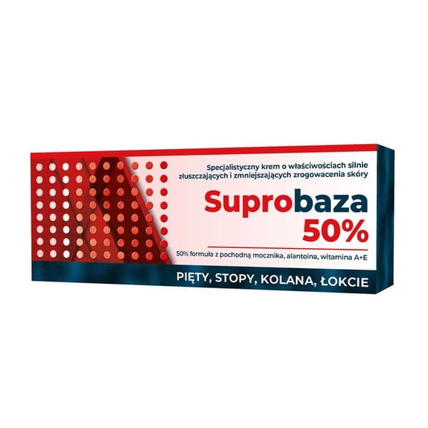 50%, krem złuszczający do pięt, stóp, kolan i łokci