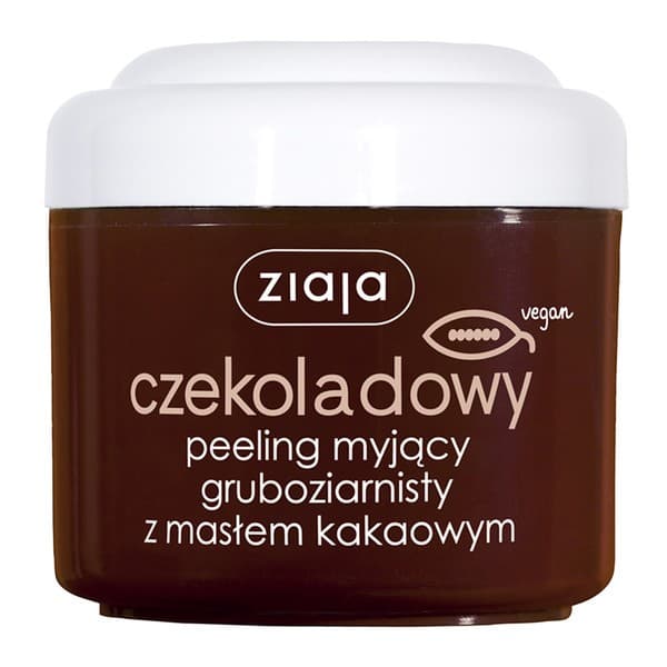 Masło Kakaowe, czekoladowy peeling myjący, gruboziarnisty