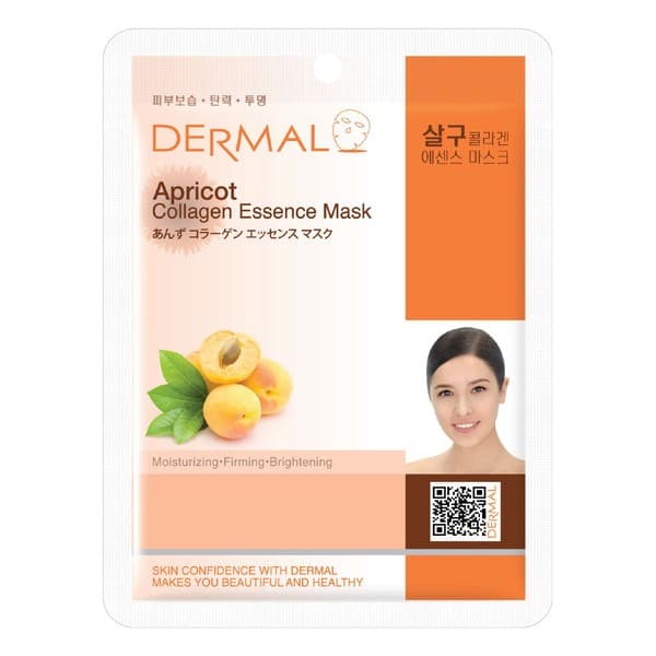 Apricot Collagen Essence Mask, kolagenowa maska w płachcie z morelą