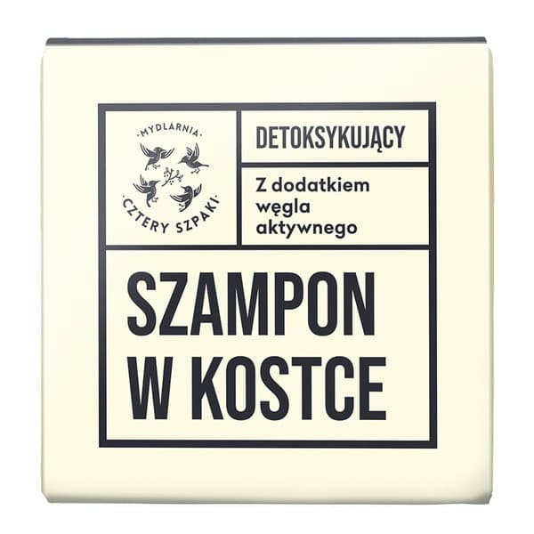Mydlarnia 4 Szpaki, detoksykujący szampon w kostce