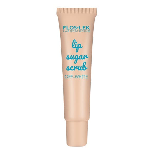 Flos-Lek Lip Care, peeling cukrowy do ust, off-white