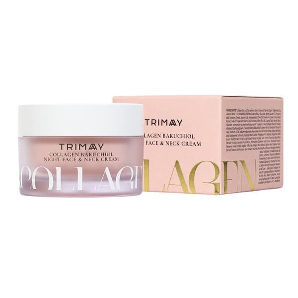Collagen Bakuchiol Night Face & Neck Cream, krem na noc z kolagenem i bakuchiolem
