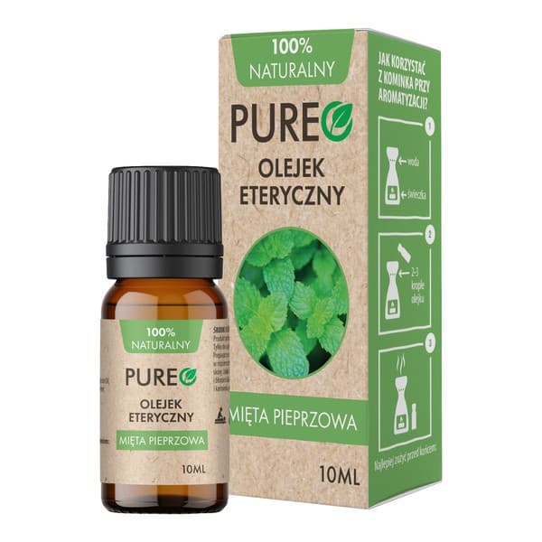 naturalny olejek eteryczny, Mięta pieprzowa