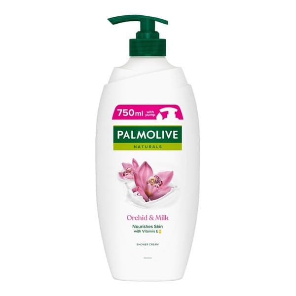 Naturals Orchid&Milk, kremowy żel pod prysznic mleko i orchidea