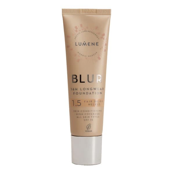 Blur 16h Longwear Foundation, długotrwały podkład SPF 15, 1,5 Fair Beige