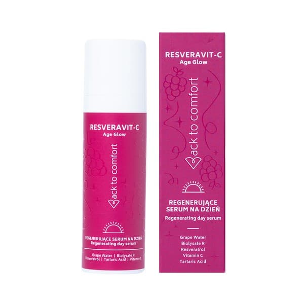 Resveravit-C Age Glow, serum regenerujące, na dzień