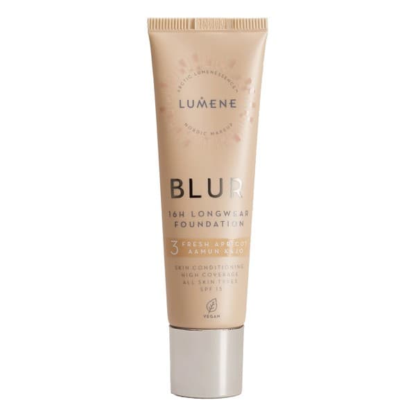 Blur 16h Longwear Foundation, długotrwały podkład SPF 15, 3 Fresh Apricot