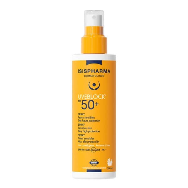UVEBLOCK SPRAY SPF 50+, spray dla dzieci i dorosłych
