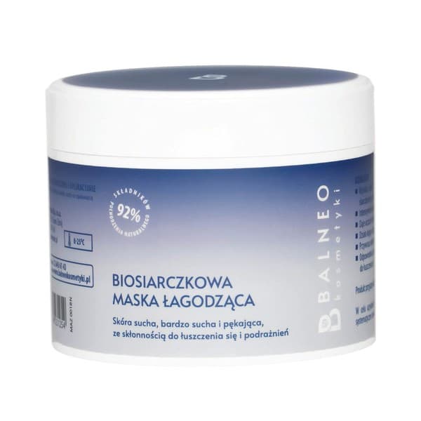 biosiarczkowa maska łagodząca do ciała