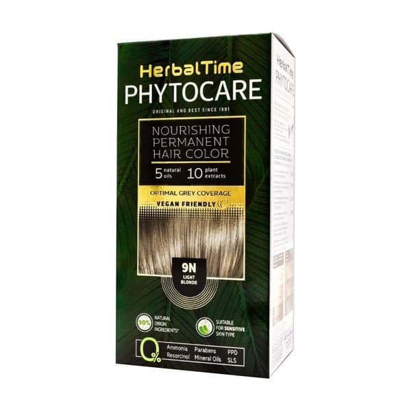 Phytocare, farba do włosów 9N, light blonde