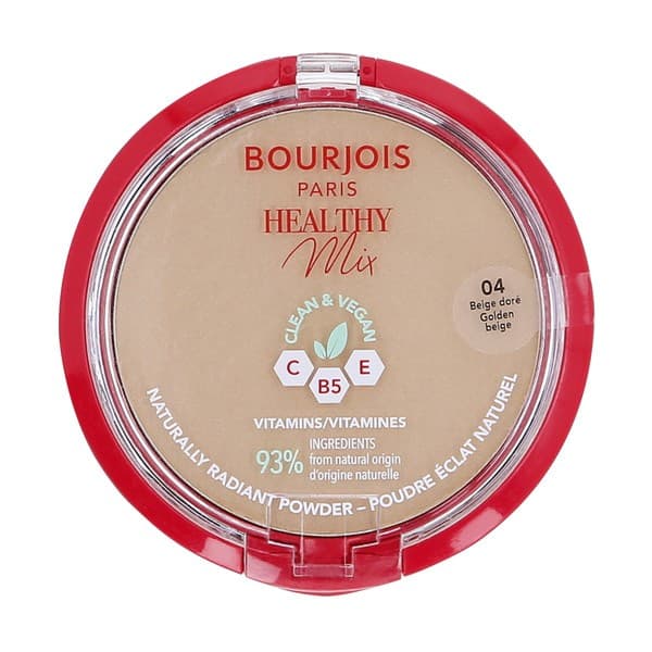 Healthy Mix Clean, matujący puder prasowany, 04 Golden Beige